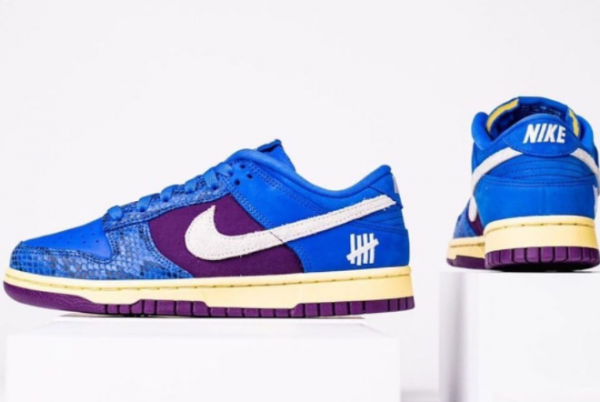 New Undefeated x Nike Dunk Low Blue/Purple 2021 For Sale DH6508-400