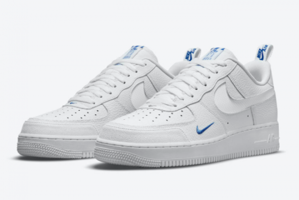 Cheap Nike Air Force 1 Low White Grey Blue 2021 For Sale DN4433-100 -1