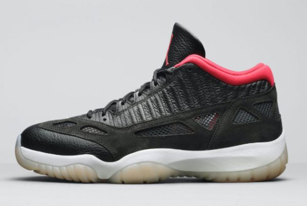 Cheap Air Jordan 11 Low IE Bred Black/White-True Red 2021 For Sale 919712-023