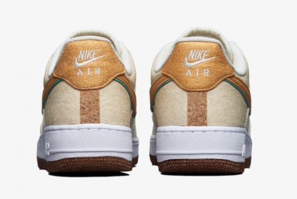 Cheap Nike Air Force 1 Low Happy Pineapple Coconut Milk Metallic Gold-Green Glow 2021 For Sale CZ1631-100-3