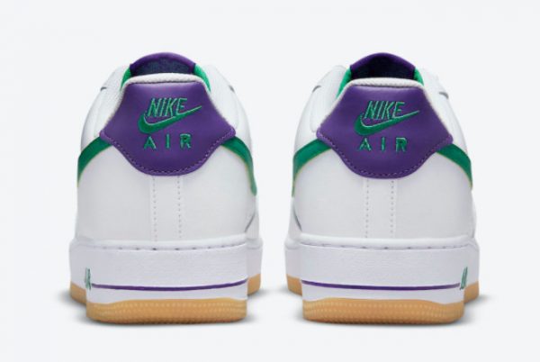 Cheap Nike Air Force 1 Low White Joker Green Purple 2021 For Sale DO1156-100-3