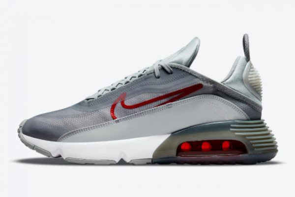 Cheap Nike Air Max 2090 Grey Red 2021 For Sale DM9101-001