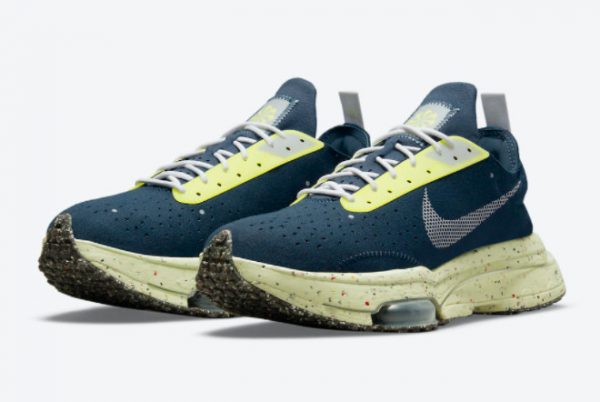 Cheap Nike Air Zoom Type Crater Navy Yellow 2021 For Sale DH9628-400-2