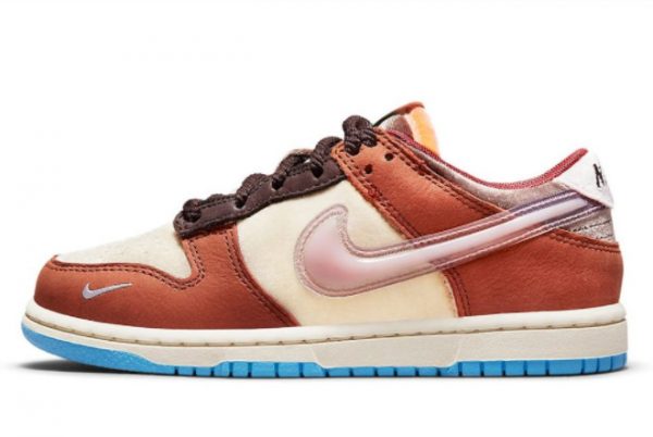 Cheap Social Status x Nike Dunk Low Canvas/Mid Soft Pink-Burnt Brown 2021 For Sale DM3350-700