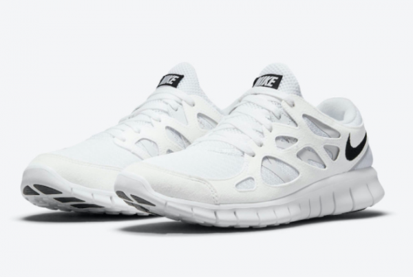 New Nike Free Run 2 White Black-Pure Platinum 2021 For Sale DH8853-100-2