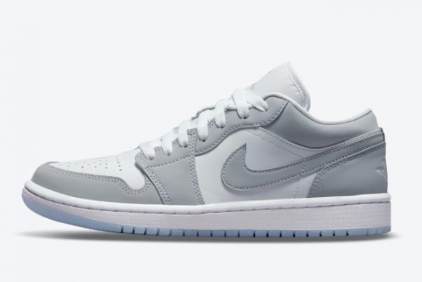 Latest Air Jordan 1 Low WMNS Wolf Grey White Wolf Grey-Aluminum 2021 For Sale DC0774-105