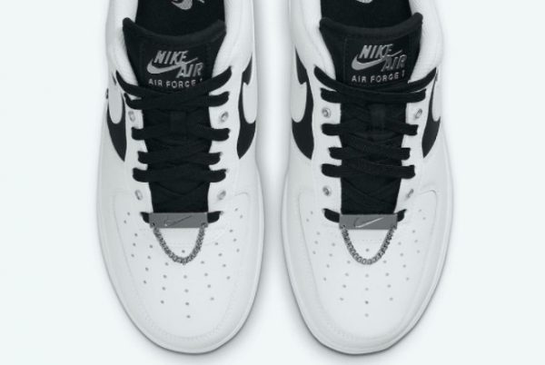 Latest Nike Air Force 1 Low White Black 2021 For Sale DA8571-100-1