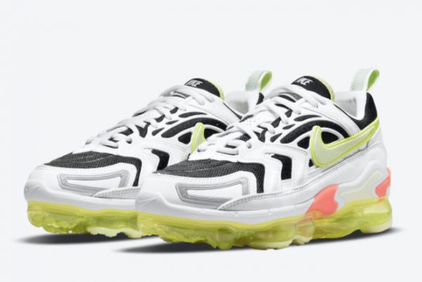 Latest Nike Air VaporMax EVO Green Sole White Black Green Pink 2021 For Sale DC9222-101-1