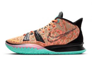 Latest Nike Kyrie 7 EP Play for the Future Atomic Orange Tropical Twist-Black 2021 For Sale DD1446-800