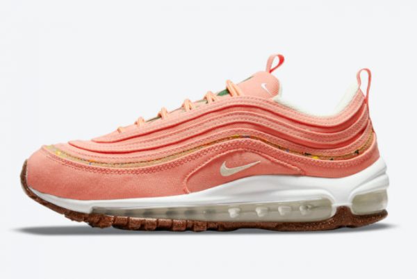 Latest Nike Wmns Air Max 97 Cork Coral Pink 2021 For Sale DC4012-800