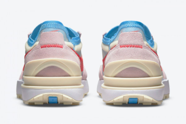 Latest Nike Wmns Waffle One Pink Red Blue 2021 For Sale DN5057-600-2