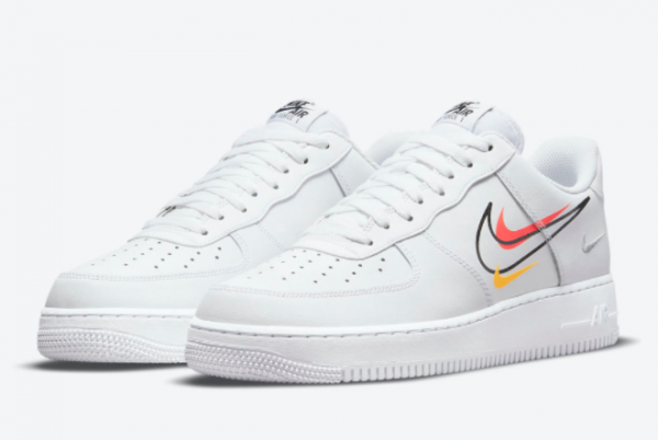 New Nike Air Force 1 Low Multi Swoosh 2021 For Sale DM9096-100 -2