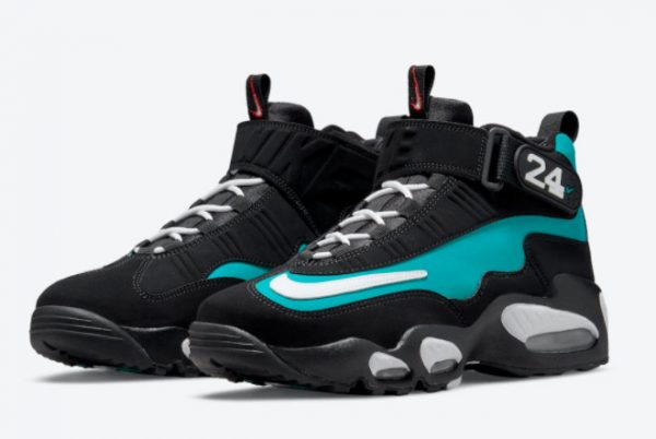 New Nike Air Griffey Max 1 Freshwater Black Freshwater-White-Varsity Red 2021 For Sale DM8311-001-2