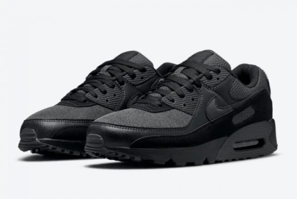 New Nike Air Max 90 All-Black 2021 For Sale DH9767-001-1
