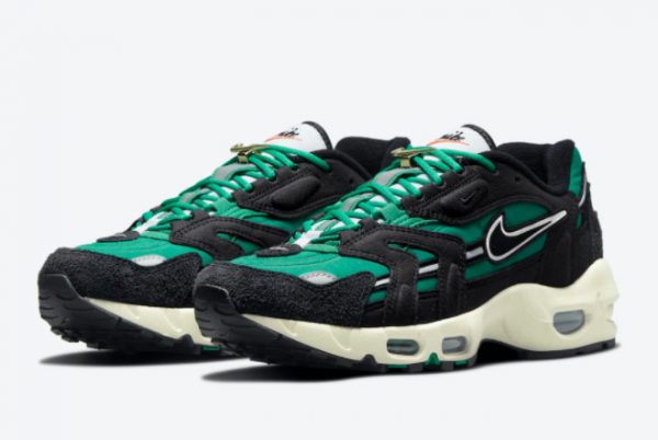 New Nike Air Max 96 II First Use Green Black 2021 For Sale DB0245-300 -2