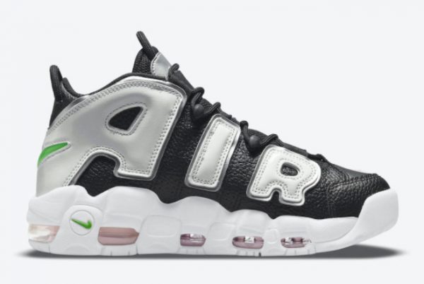 New Nike Air More Uptempo Black White-Silver 2021 For Sale DN8008-001-1