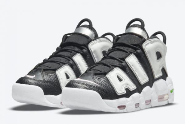 New Nike Air More Uptempo Black White-Silver 2021 For Sale DN8008-001-2
