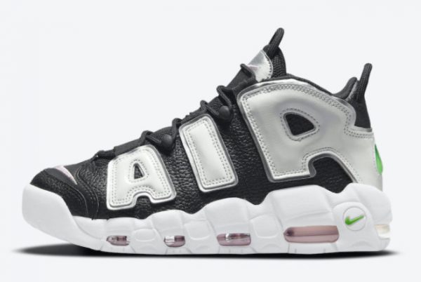 New Nike Air More Uptempo Black White-Silver 2021 For Sale DN8008-001