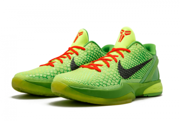 New Nike Kobe 6 Grinch 2021 For Sale 429659-701 -2