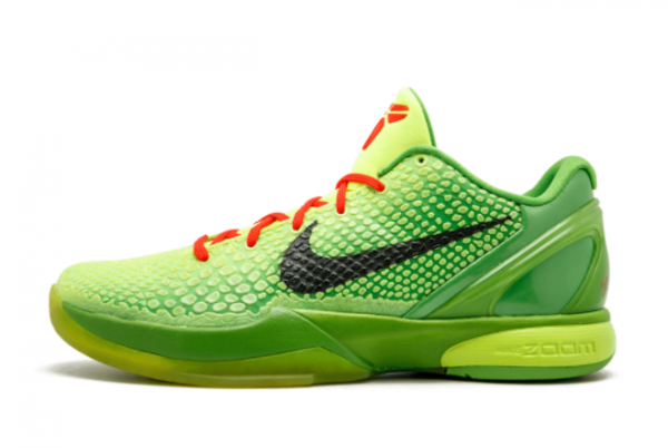 New Nike Kobe 6 Grinch 2021 For Sale 429659-701