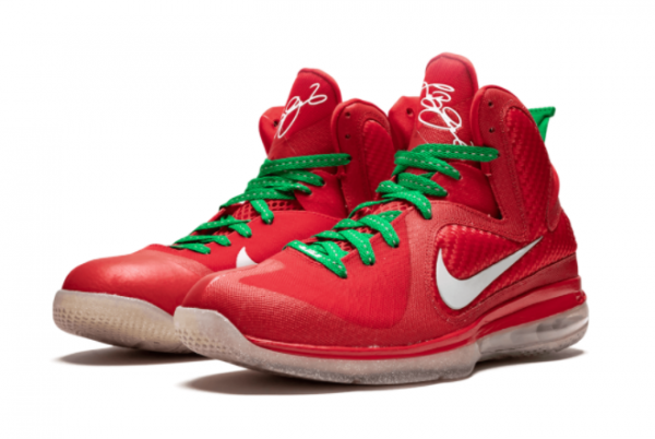 New Nike LeBron 9 Christmas Sport Red/Reflective Silver-White-Lucky Green 2021 For Sale 469764-602-1