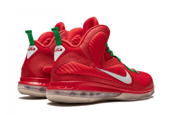 New Nike LeBron 9 Christmas Sport Red/Reflective Silver-White-Lucky Green 2021 For Sale 469764-602-2