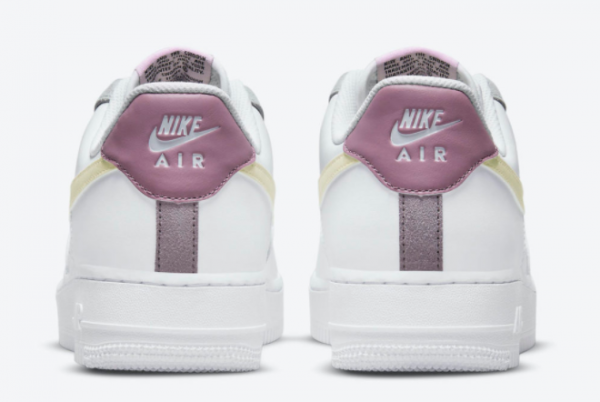 New Nike Air Force 1 Low White/Yellow-Purple-Light Pink 2021 For Sale DN4930-100 -2