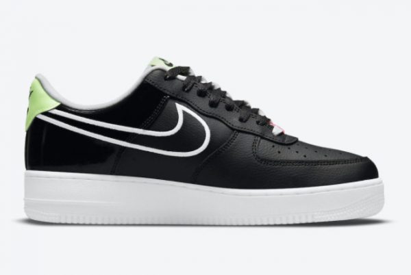New Nike Air Force 1 Low Do You Black White-Pink-Neon 2021 For Sale DM8130-001-1