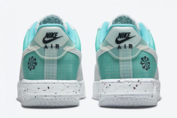 Cheap Nike Air Force 1 Low Crater Move To Zero White Aqua 2021 For Sale DO7692-101-2