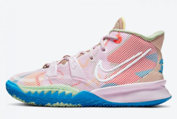 Cheap Nike Kyrie 7 GS 1 World 1 People CT4080-600