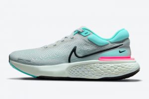 Cheap Nike ZoomX Invincible Run Flyknit South Beach Grey Fog 2021 For Sale CT2228-003