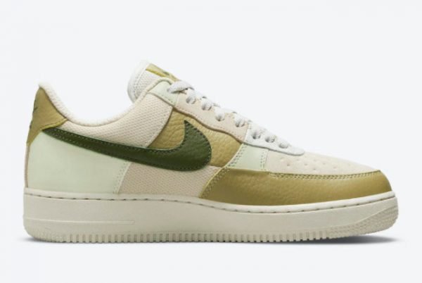 Latest Nike Air Force 1 Low Rough Green Light Bone Rough Green-Olive Aura 2021 For Sale DO6717-001-1