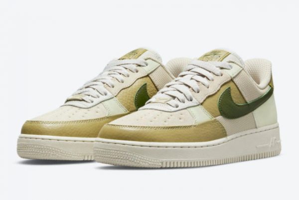 Latest Nike Air Force 1 Low Rough Green Light Bone Rough Green-Olive Aura 2021 For Sale DO6717-001-2