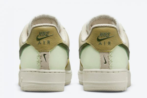 Latest Nike Air Force 1 Low Rough Green Light Bone Rough Green-Olive Aura 2021 For Sale DO6717-001-3