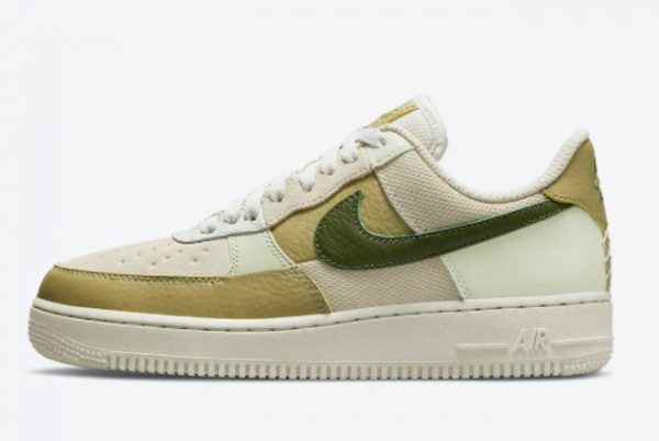Latest Nike Air Force 1 Low Rough Green Light Bone Rough Green-Olive Aura 2021 For Sale DO6717-001