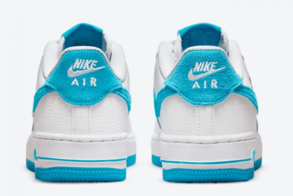 Latest Nike Air Force 1 Low Space Jam White Light Blue Fury-White 2021 For Sale DJ7998-100-3