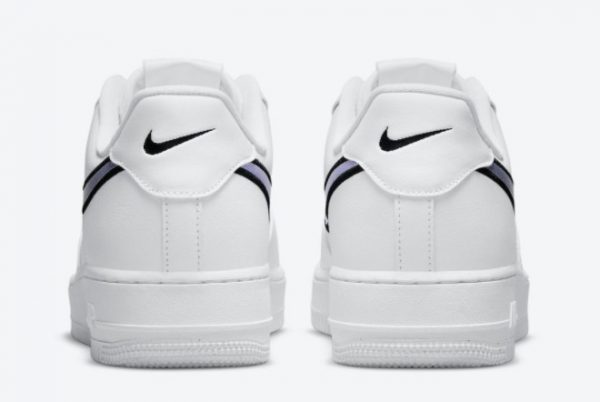 Latest Nike Air Force 1 Low White Iridescent Swooshes 2021 For Sale DN4925-100 -3