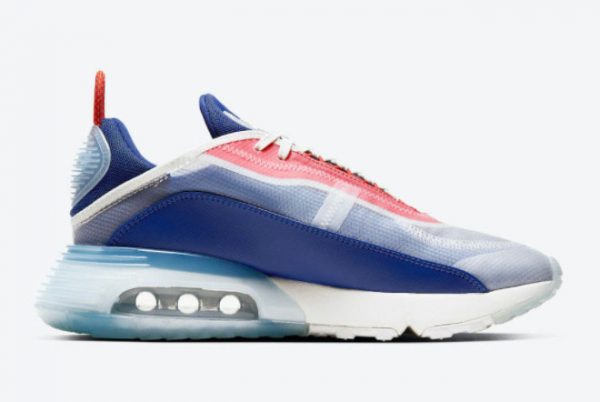 Latest Nike Air Max 2090 USA Sail Chile Red-Deep Royal Blue 2021 For Sale CT2010-100 -1
