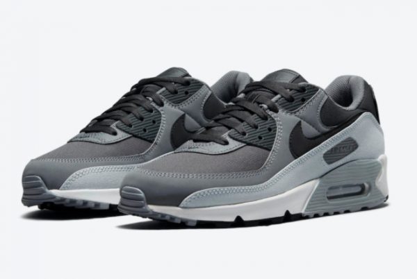 Latest Nike Air Max 90 Cool Grey Anthracite Black-Dark Grey-Cool Grey 2021 For Sale DC9388-003-1