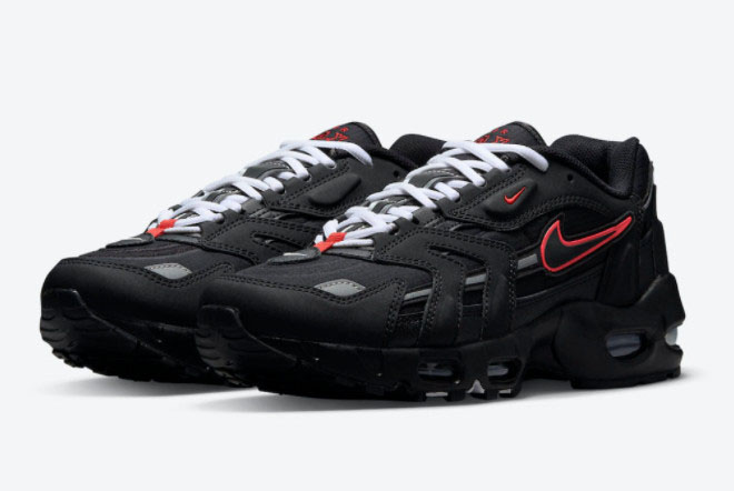 Latest Nike Air Max 96 II Black/Black-Sport Red-White 2021 For Sale  DC9409-002