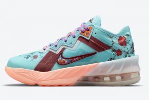 Latest Nike LeBron 18 Low GS Floral 2021 For Sale DN4177-400