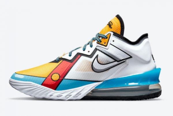 Latest Nike LeBron 18 Low Stewie Griffin 2021 For Sale CV7564-104