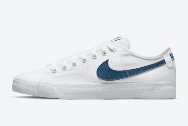 Latest Nike SB Blazer Court Court Blue White White-White-Court Blue 2021 For Sale CV1658-104