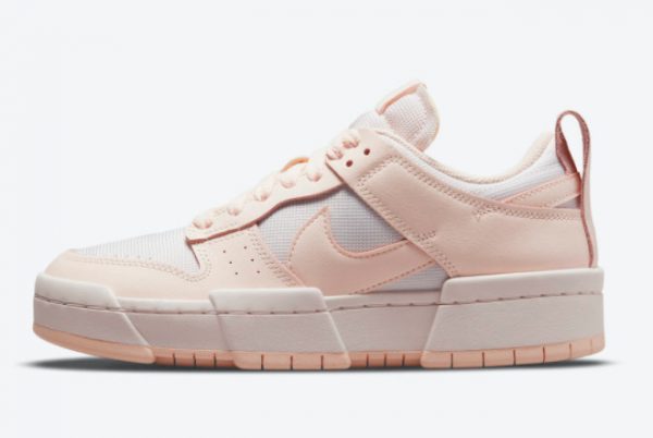 Latest Nike Wmns Dunk Low Disrupt Barely Rose 2021 For Sale CK6654-602