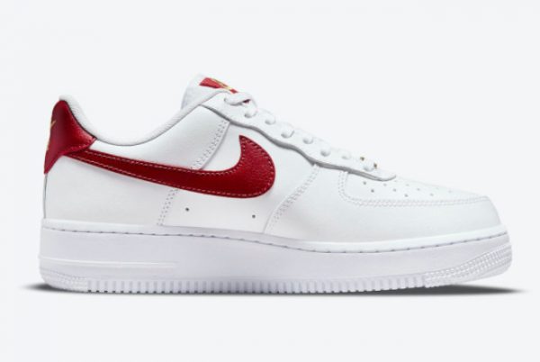 New Nike Air Force 1 07 Essential White/Gym Red For Sale CZ0270-104-1