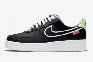 New Nike Air Force 1 Low Do You Black White-Pink-Neon 2021 For Sale DM8130-001