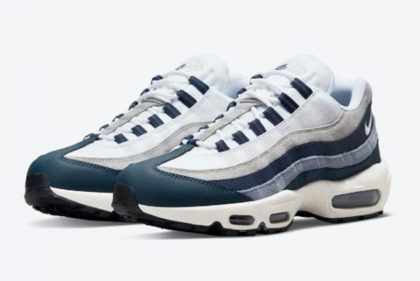 New Nike Air Max 95 Navy White Grey For Sale DC9412-400-1