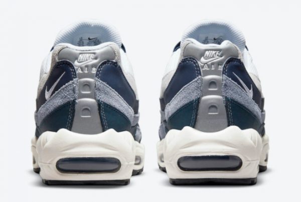 New Nike Air Max 95 Navy White Grey For Sale DC9412-400-2