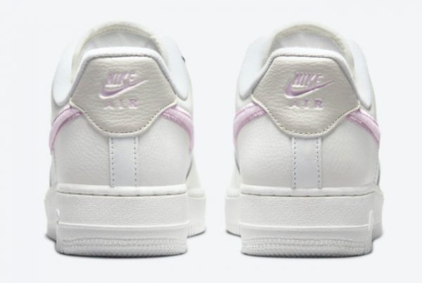 Cheap Nike Air Force 1 Low Chenille Swoosh Plush Pink DQ0826-100 -3