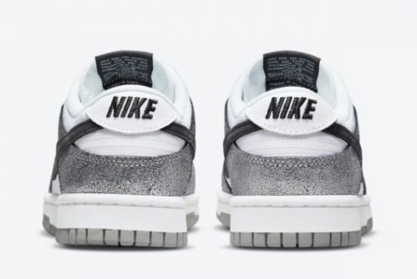 2021 nike dunk low cracked leather silver black with lifestyle shoes on sale do5882 001 3 600x402